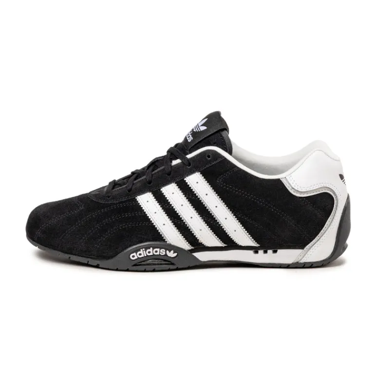 Leder Sneaker|Terrace Casual Sneaker*Adidas Adi Racer Lo Core Black / Cloud White / Silver Metallic
