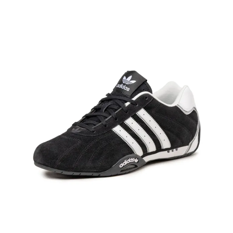 Leder Sneaker|Terrace Casual Sneaker*Adidas Adi Racer Lo Core Black / Cloud White / Silver Metallic