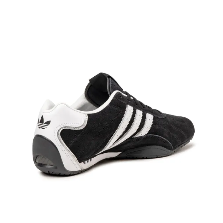 Leder Sneaker|Terrace Casual Sneaker*Adidas Adi Racer Lo Core Black / Cloud White / Silver Metallic