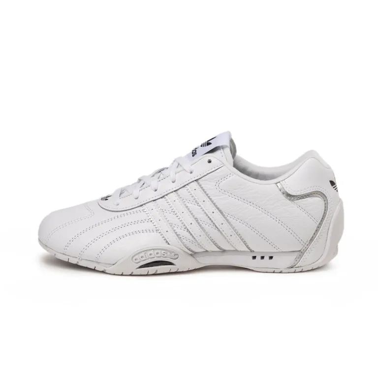 Leder Sneaker|Terrace Casual Sneaker*Adidas Adi Racer Lo W Footwear White / Core Black / Silver Metallic