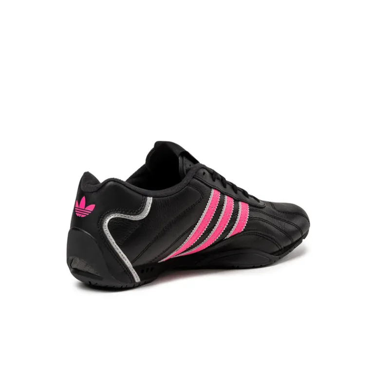 Leder Sneaker|Terrace Casual Sneaker*Adidas Adi Racer Lo W Core Black / Lucid Pink / Silver Metallic