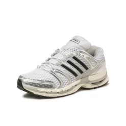 Leder Sneaker|Weiße Sneaker*Adidas Adistar Control 5 Silver Metallic / Grey One / Core Black
