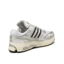 Leder Sneaker|Weiße Sneaker*Adidas Adistar Control 5 Silver Metallic / Grey One / Core Black