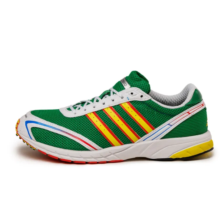 Vegane Sneaker*Adidas Adizero Adios OG Green / Cloud White / Bright Red