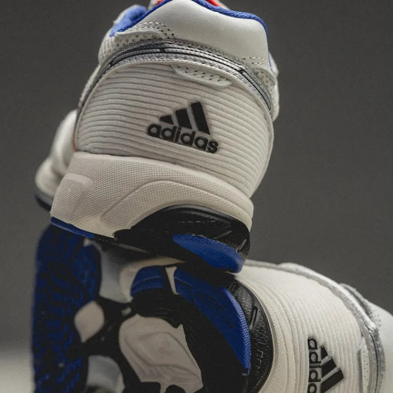 Vegane Sneaker|Weiße Sneaker*Adidas Adizero Adios OG W Crystal White / Royal Blue / Yellow