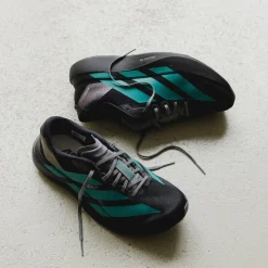 Vegane Sneaker|Laufschuhe*Adidas adizero Evo SL M Core Black / Pure Teal / Grey Four