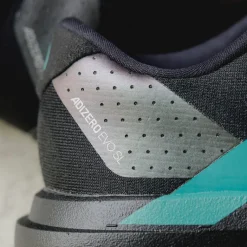 Vegane Sneaker|Laufschuhe*Adidas adizero Evo SL M Core Black / Pure Teal / Grey Four