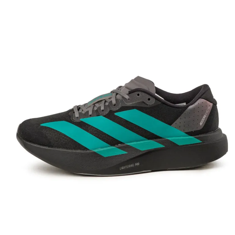 Vegane Sneaker|Laufschuhe*Adidas adizero Evo SL M Core Black / Pure Teal / Grey Four