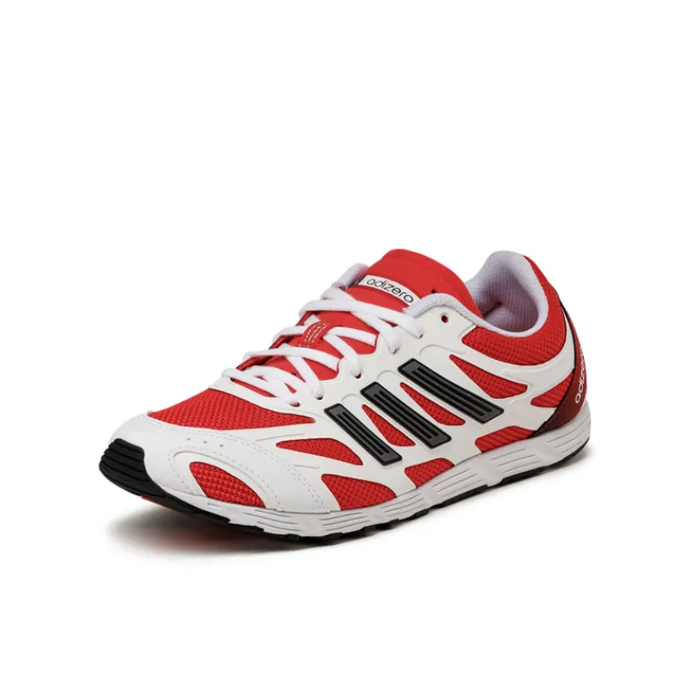 Vegane Sneaker|Laufschuhe*Adidas Adizero PR Footwear White / Pure Ruby / Core Black