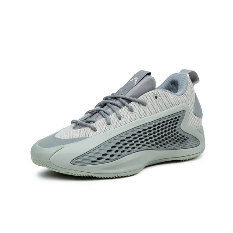 Vegane Sneaker*Adidas Anthony Edwards 1 Low Metallic Grey / Dove Grey / Footwear White