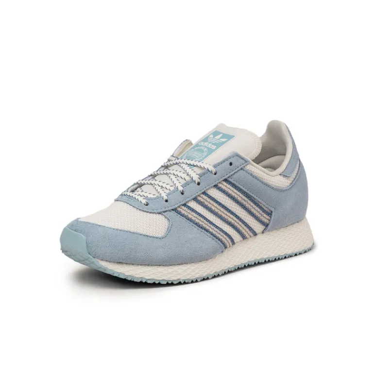 Leder Sneaker|Retro Runner*Adidas Atlanta W Off White / Wonder Blue / Silvio
