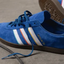 Leder Sneaker|Terrace Casual Sneaker*Adidas Berlin 24 Blue / Cloud White / Dark Marine