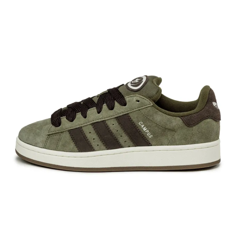 Leder Sneaker|Chunky Sneaker*Adidas Campus 00s Olive Strata / Dark Brown / Cloud White