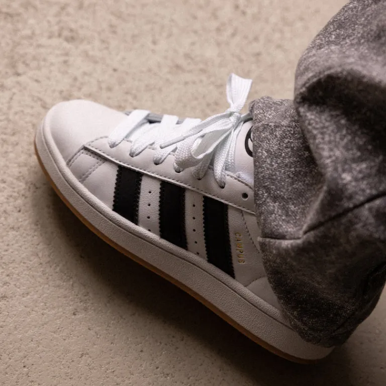 Leder Sneaker|Chunky Sneaker*Adidas Campus 00s Cloud White / Core Black / Core Black