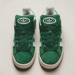 Leder Sneaker*Adidas Campus 00s Dark Green / Footwear White / Off White