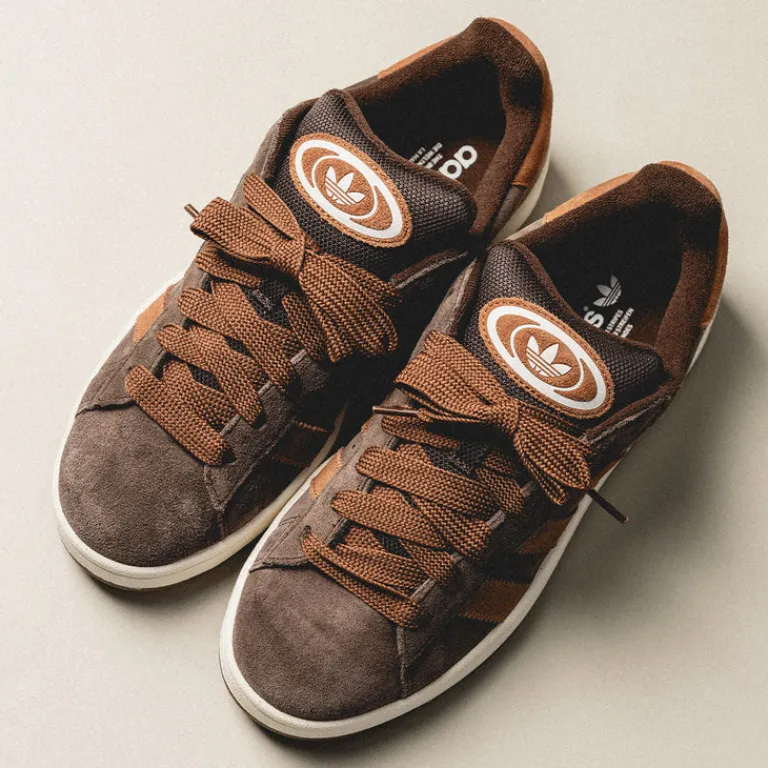 Leder Sneaker|Chunky Sneaker*Adidas Campus 00s Dark Brown / Preloved Brown / Cloud White