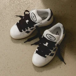 Leder Sneaker|Chunky Sneaker*Adidas Campus 00s W Footwear White / Shadow Brown / Chalk White
