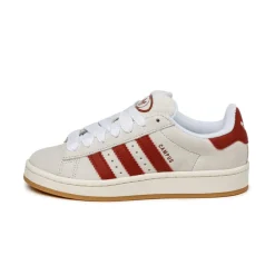 Leder Sneaker|Chunky Sneaker*Adidas Campus 00s W Crystal White / Chalk White / Preloved Ruby