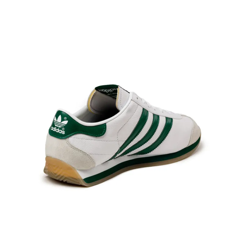 Leder Sneaker|Terrace Casual Sneaker*Adidas Country Japan Footwear White / Core Green / Crystal White