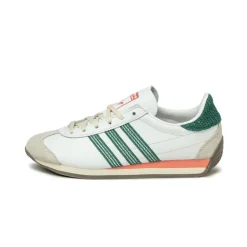 Leder Sneaker|Terrace Casual Sneaker*Adidas Country OG W Footwear White / Collegiate Green / Clear Orange