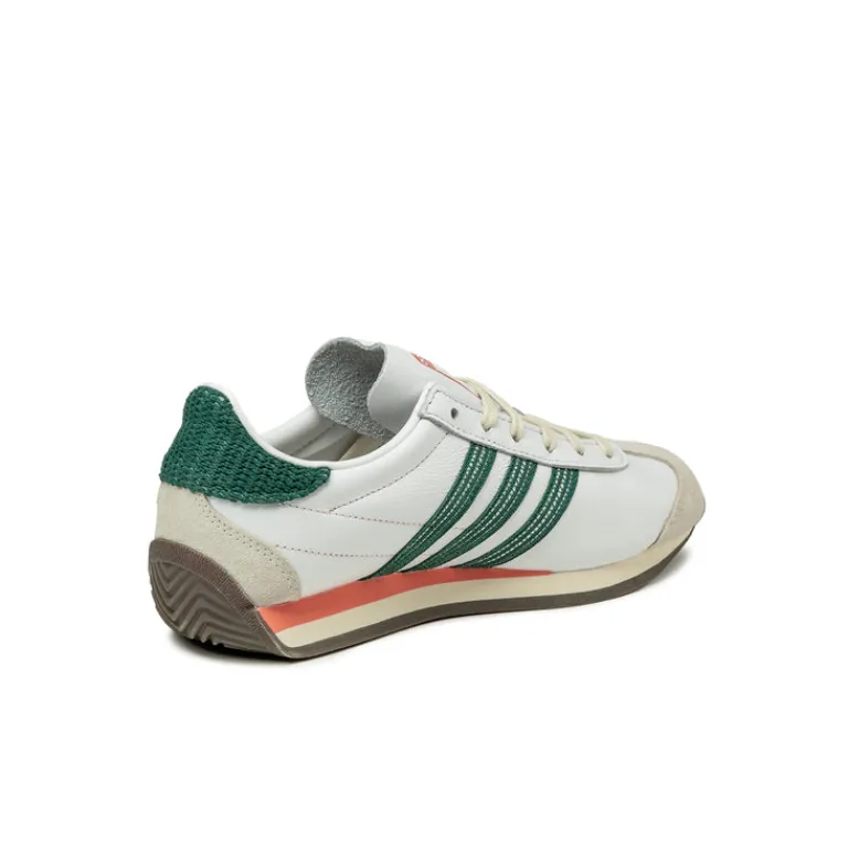 Leder Sneaker|Terrace Casual Sneaker*Adidas Country OG W Footwear White / Collegiate Green / Clear Orange