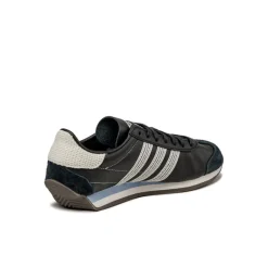 Leder Sneaker|Terrace Casual Sneaker*Adidas Country OG W Core Black / Off White / Wonder Blue