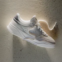 Leder Sneaker|Terrace Casual Sneaker*Adidas Court Finale Chalk White / Grey Three / Chalk White