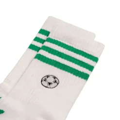 Socken*Adidas Embroidered Football Crew Socks 2 Pairs White / Team Royal Blue / Semi Court Green