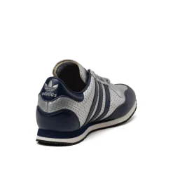 Leder Sneaker*Adidas Galaxy OG Silver Metallic / Night Indigo / Off White