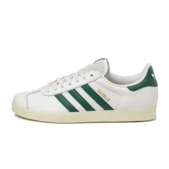 Leder Sneaker|Terrace Casual Sneaker*Adidas Gazelle Core White / Collegiate Green / Cream White