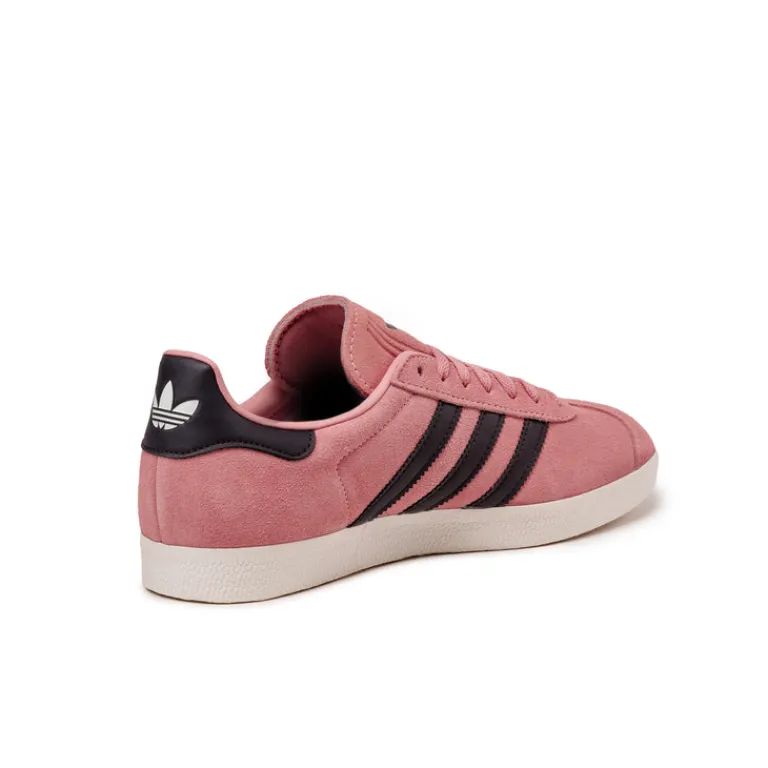 Leder Sneaker|Terrace Casual Sneaker*Adidas Gazelle Glow Pink / Aurora Black / Core White