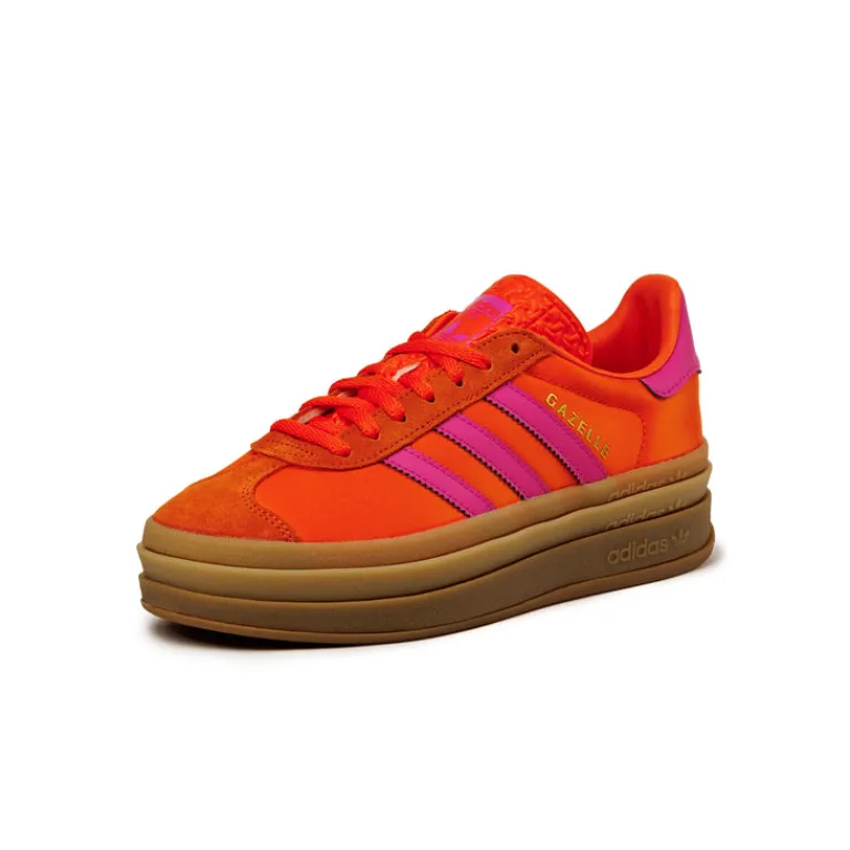 Plateau Sneaker|Leder Sneaker*Adidas Gazelle Bold W Orange / Semi Lucid Fuchsia / Orange