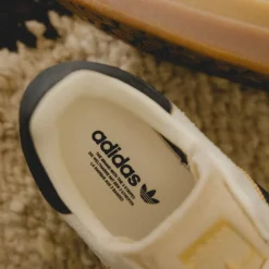 Plateau Sneaker|Leder Sneaker*Adidas Gazelle Bold W Cream White / Core Black / Sand Strata