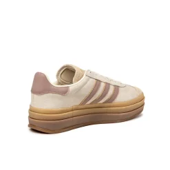 Plateau Sneaker|Leder Sneaker*Adidas Gazelle Bold W Cream White / Warm Clay / Sand Strata