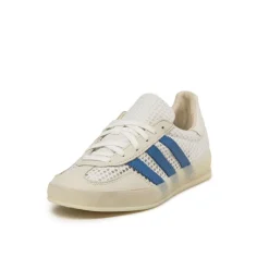 Leder Sneaker|Terrace Casual Sneaker*Adidas Gazelle Indoor Off White / Focus Blue / Warm Vanilla