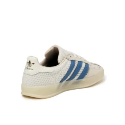 Leder Sneaker|Terrace Casual Sneaker*Adidas Gazelle Indoor Off White / Focus Blue / Warm Vanilla