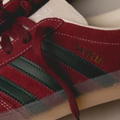 Leder Sneaker|Terrace Casual Sneaker*Adidas Gazelle Indoor Shadow Red / Shadow Green / Wonder White