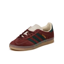 Leder Sneaker|Terrace Casual Sneaker*Adidas Gazelle Indoor Shadow Red / Shadow Green / Wonder White