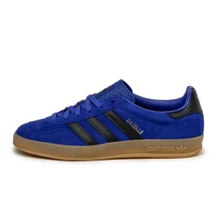 Leder Sneaker|Terrace Casual Sneaker*Adidas Gazelle Indoor Lucid Blue / Core Black / Gold Metallic