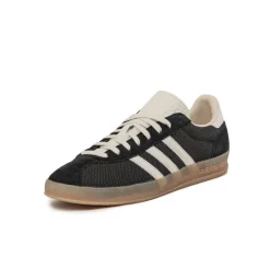 Leder Sneaker|Terrace Casual Sneaker*Adidas Gazelle Indoor Pro Core Black / Off White / Warm Sand