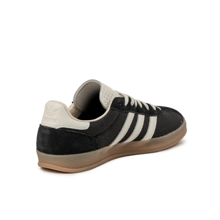 Leder Sneaker|Terrace Casual Sneaker*Adidas Gazelle Indoor Pro Core Black / Off White / Warm Sand