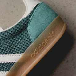 Leder Sneaker|Terrace Casual Sneaker*Adidas Gazelle Indoor Pro Preloved Teal / Off White / Warm Sand