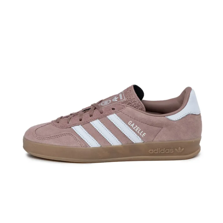 Leder Sneaker|Terrace Casual Sneaker*Adidas Gazelle Indoor W Warm Clay / Cloud White / Gum