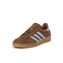 Leder Sneaker|Terrace Casual Sneaker*Adidas Gazelle Indoor W Preloved Brown / Clear Sky / Gum 3