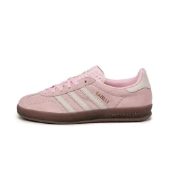 Leder Sneaker|Terrace Casual Sneaker*Adidas Gazelle Indoor W Cloud Pink / Off White / Gum 5