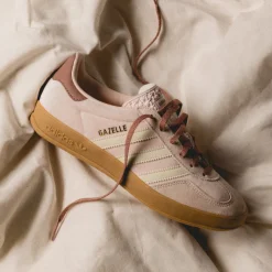 Leder Sneaker|Terrace Casual Sneaker*Adidas Gazelle Indoor W Wonder Quartz / Warm Clay / Gum 3