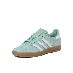 Leder Sneaker|Terrace Casual Sneaker*Adidas Gazelle Indoor W Ash Green / Cloud White / Gum
