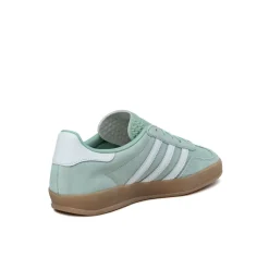 Leder Sneaker|Terrace Casual Sneaker*Adidas Gazelle Indoor W Ash Green / Cloud White / Gum