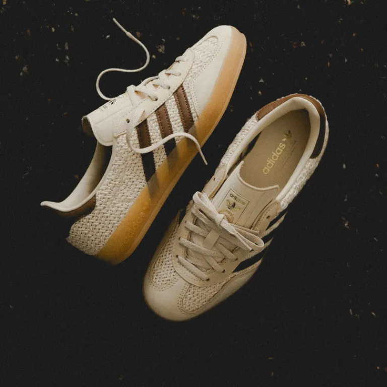Leder Sneaker|Terrace Casual Sneaker*Adidas Gazelle Indoor W Sand Strata / Preloved Brown / Gum