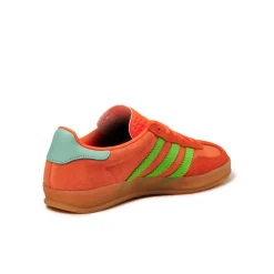 Leder Sneaker|Terrace Casual Sneaker*Adidas Gazelle Indoor W Clear Mint / Solar Orange / Solar Green